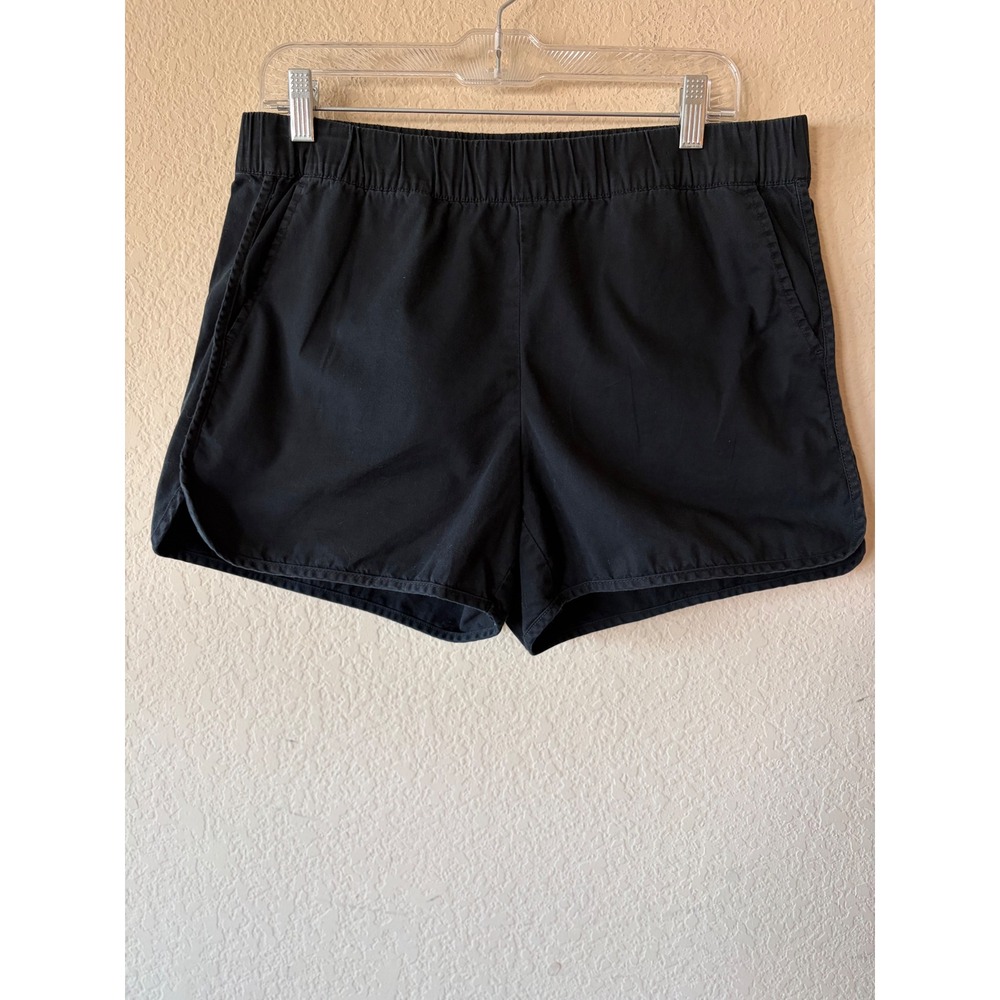 Banana Republic Womens Black 4 Inch Pull On Cotton Shorts 459803-04 Size M